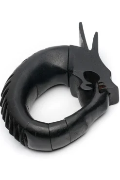 Acacia Wood Spiked Dragon Bracelet