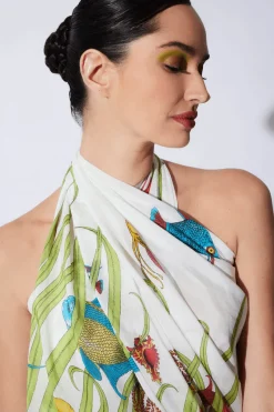 Aquatic Sheer Pareo