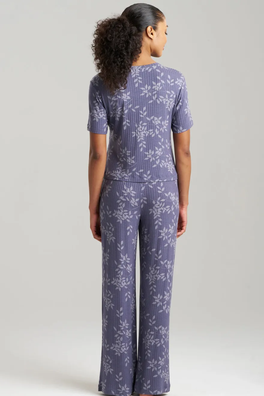 Aria Printed Rib Ease PJ