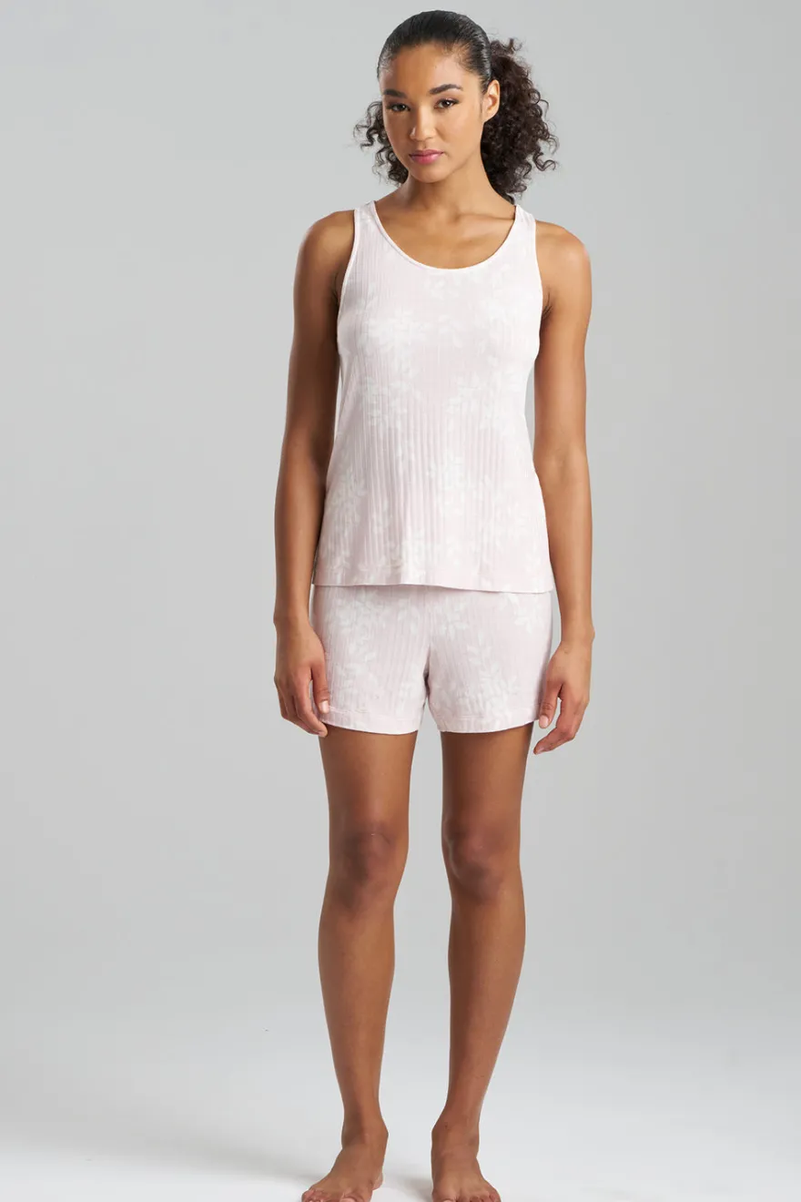 Aria Printed Rib Ease Shorts PJ