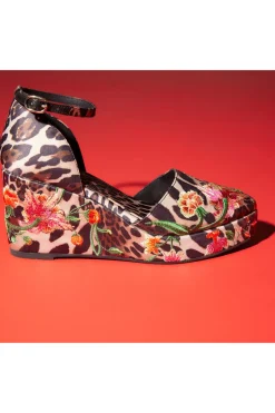 Artsy Chikayo Satin Embroidery Espadrille