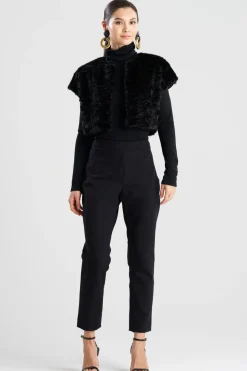 Astrakhan Faux Fur Bolero