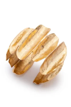 Aurea Gold Plated Cuff Bracelet