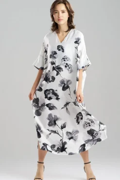 Aurelia Charmeuse V-Neck Caftan