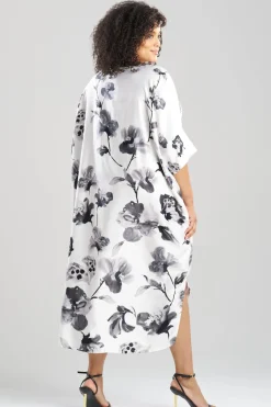 Aurelia Charmeuse V-Neck Caftan