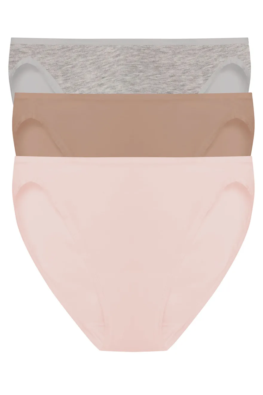 Bliss Bare Cotton Bikini 3-Pack