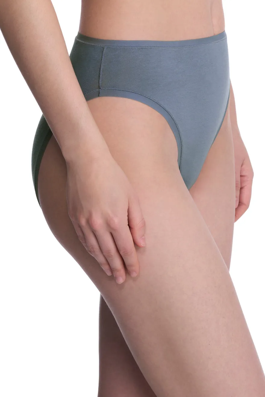 Bliss Bare Cotton High Cut Brief