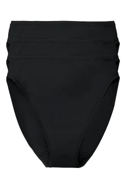 Bliss Bare Cotton High Cut Brief 3-Pack