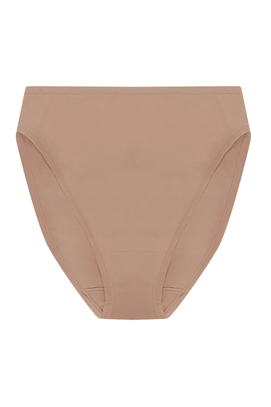 Bliss Bare Cotton High Cut Brief