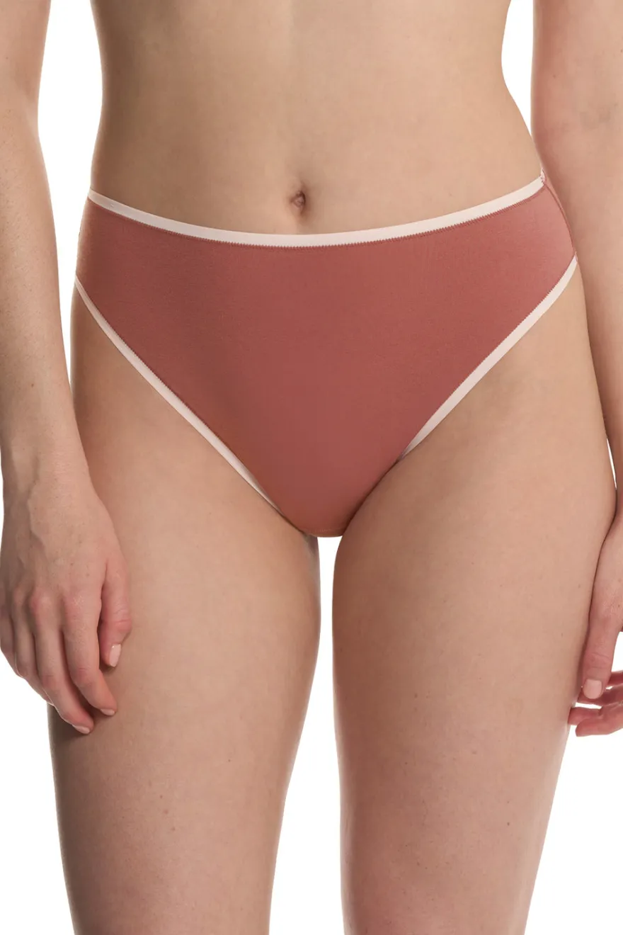 Bliss Bare Cotton High Cut Brief