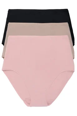 Bliss Bare Cotton High Waist Brief 3-Pack
