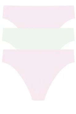 Bliss Bare Cotton Thong 3-Pack
