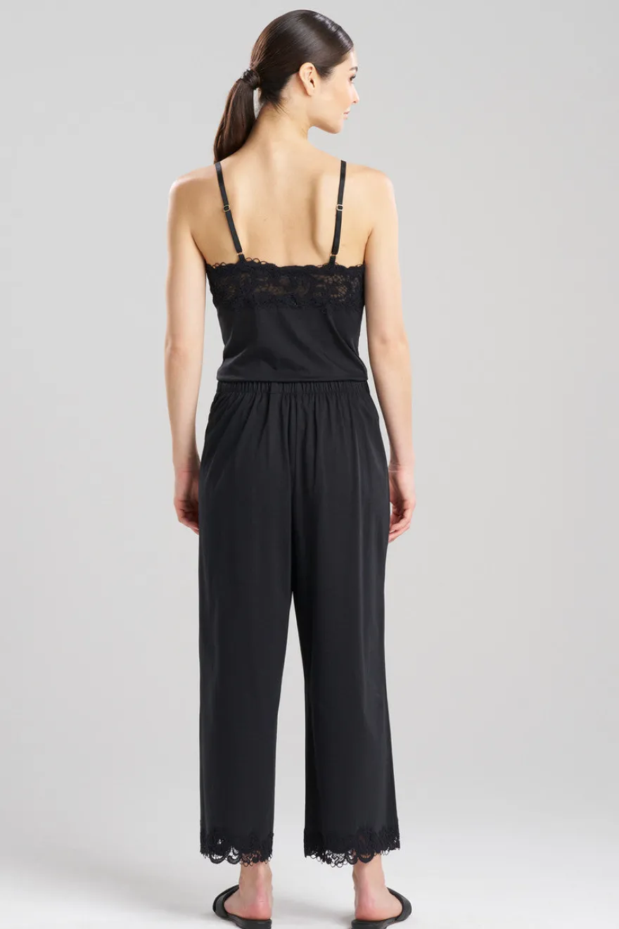 Bliss Harmony Lace Applique Cropped Pants