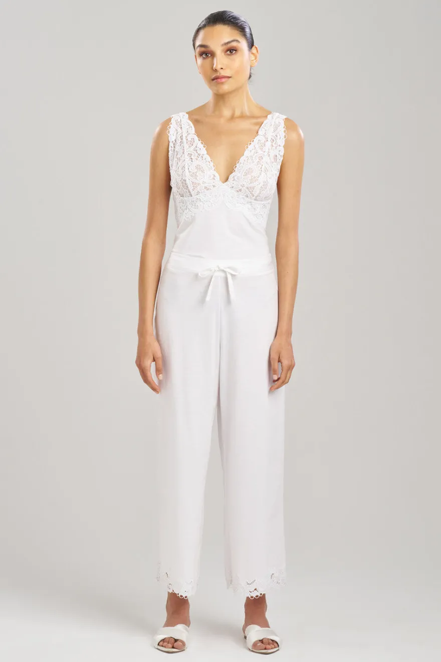 Bliss Harmony Lace Applique Cropped Pants