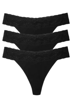 Bliss Perfection One Size Classic Thong 3-Pack