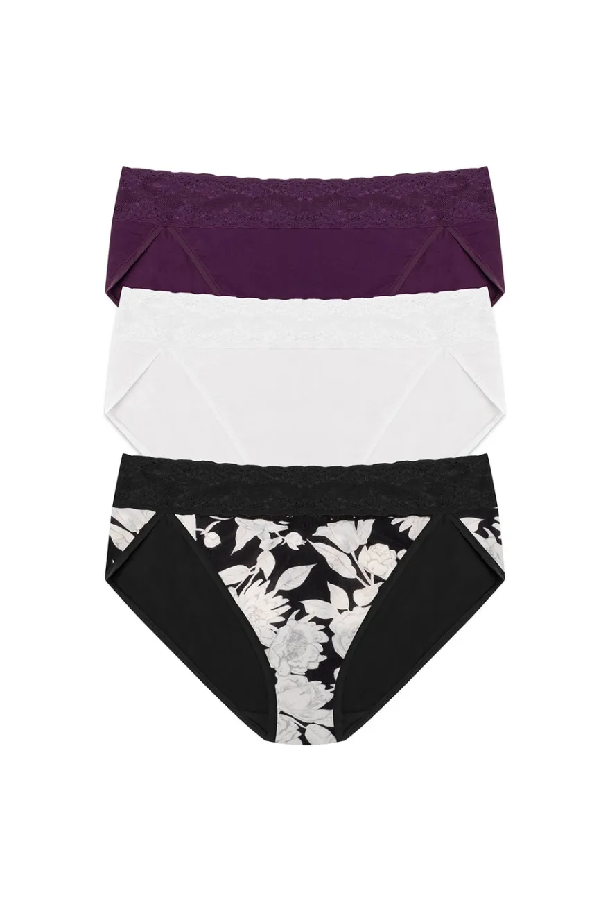 Bliss Perfection One Size French Bikini 3-Pack
