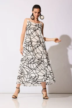 Butterfly Embroidery Cotton Sundress