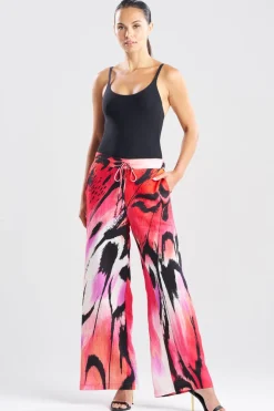 Butterfly Linen Blend Pants
