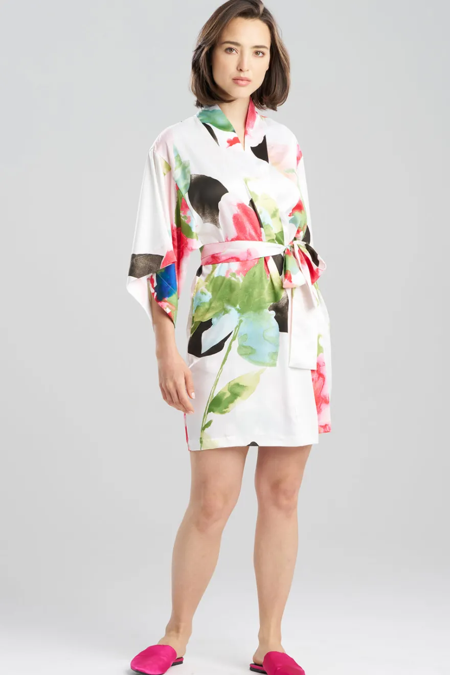 Calypso Printed Charmeuse Wrap