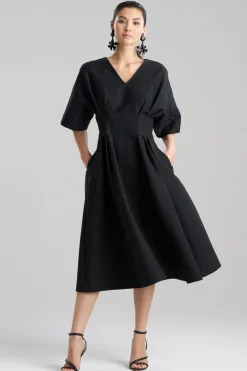 Canvas Cotton Embroidered Dress