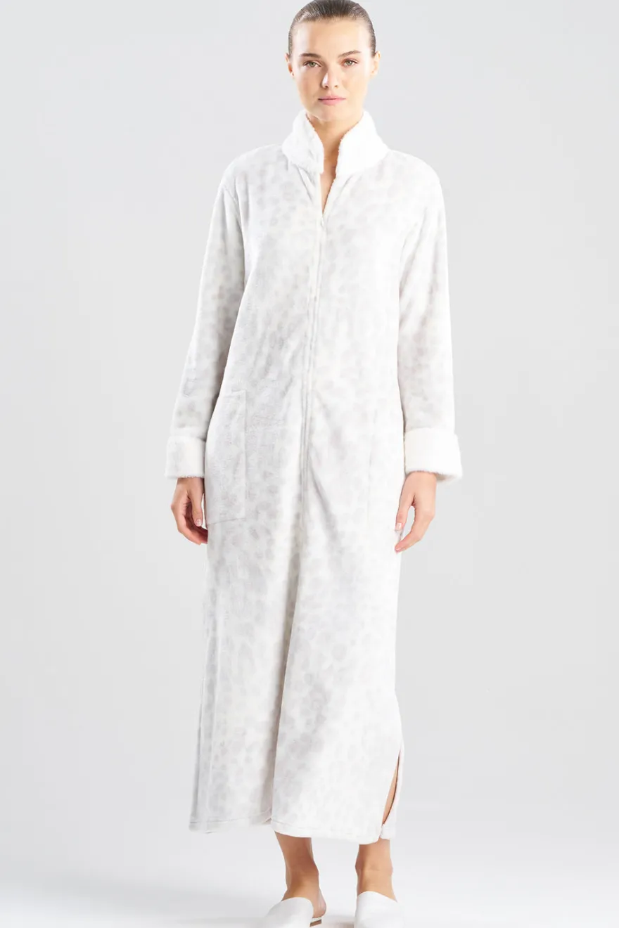 Cashmere Animal Mandarin Caftan