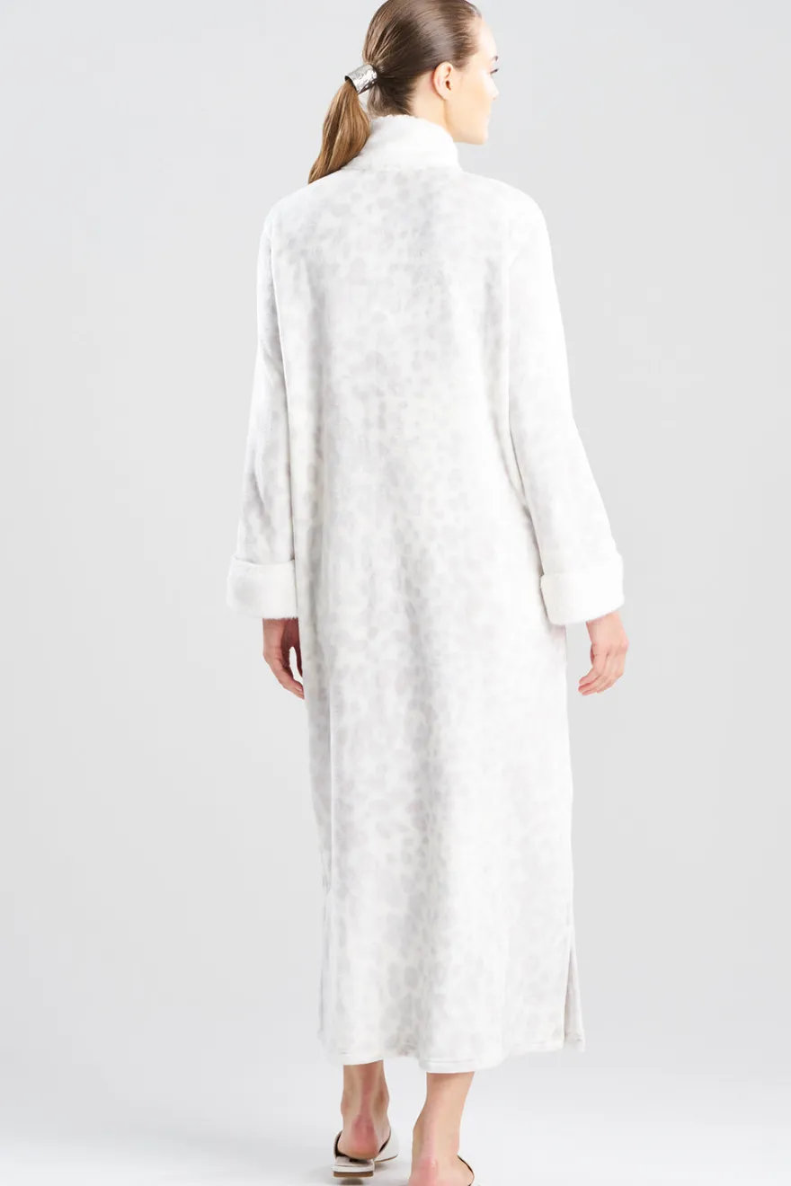 Cashmere Animal Mandarin Caftan