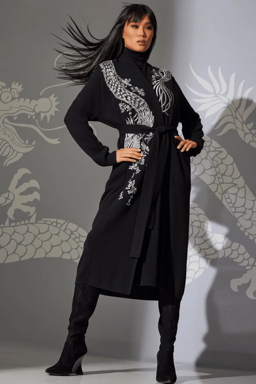 Cashmere Embroidered Dragon Robe