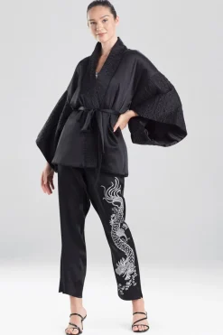 Chinoiserie Embroidery Silk Wrap