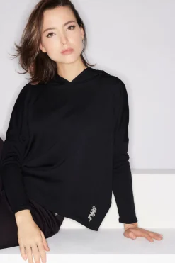 Cocoon Brushed French Terry Kimono Hoodie