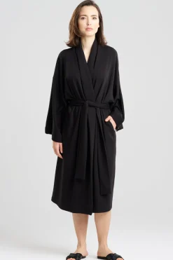 Cocoon Brushed French Terry Dragon Embroidered Robe