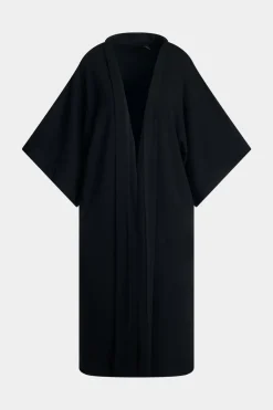 Cocoon Brushed French Terry Dragon Embroidered Robe