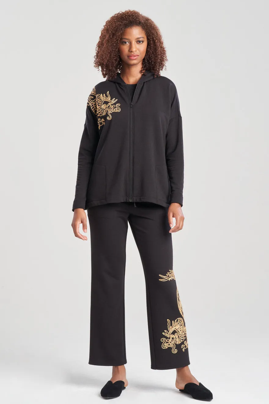 Cocoon Embroidered Dragon Hoodie