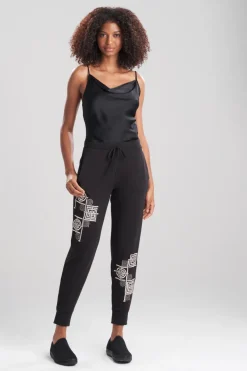 Cocoon Embroidered Jogger Pants