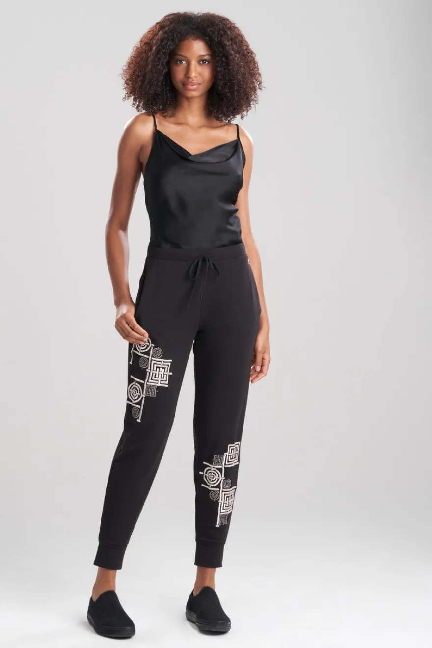 Cocoon Embroidered Jogger Pants