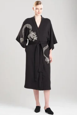 Cocoon Embroidered Robe