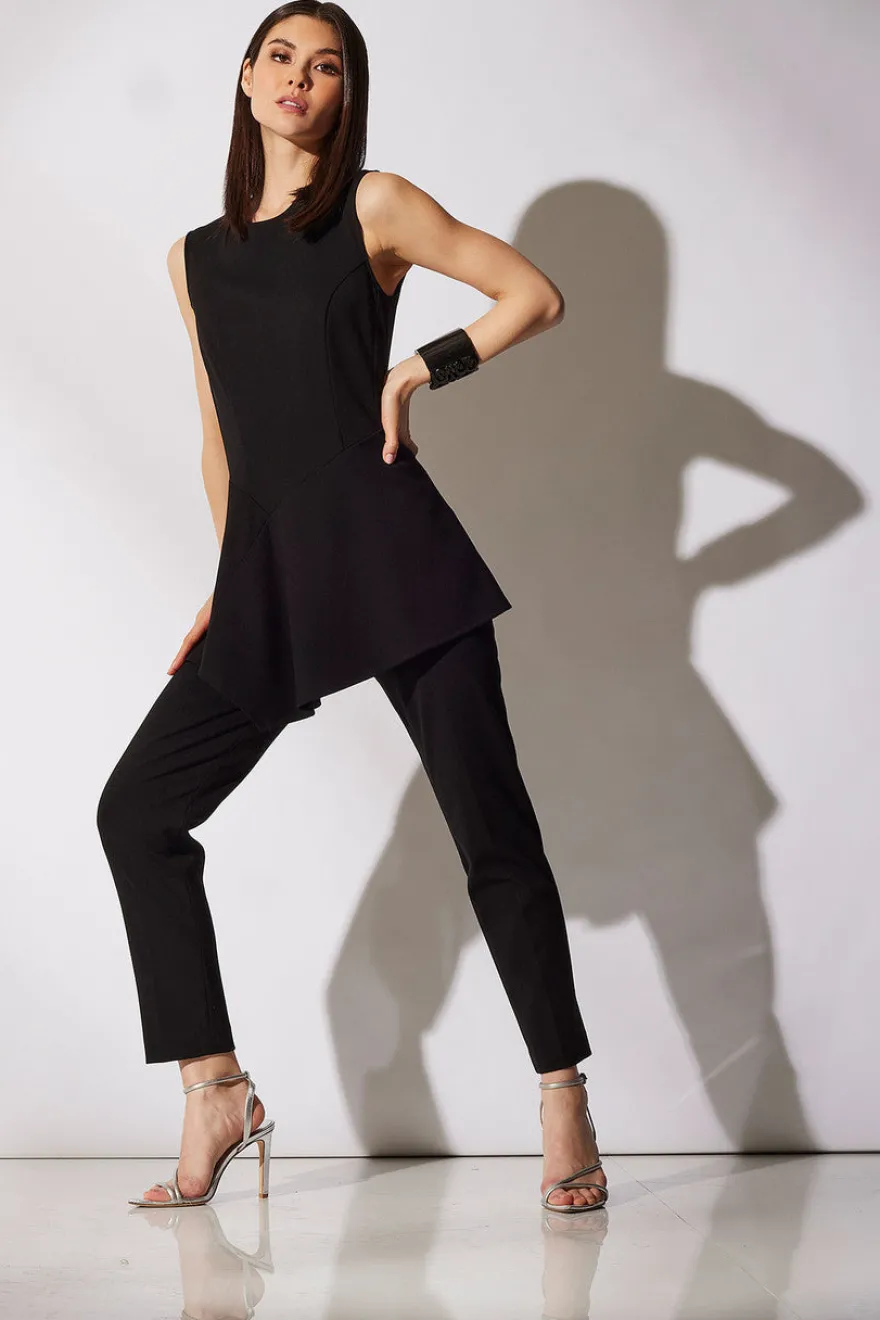 Compact Knit Asymmetrical Top