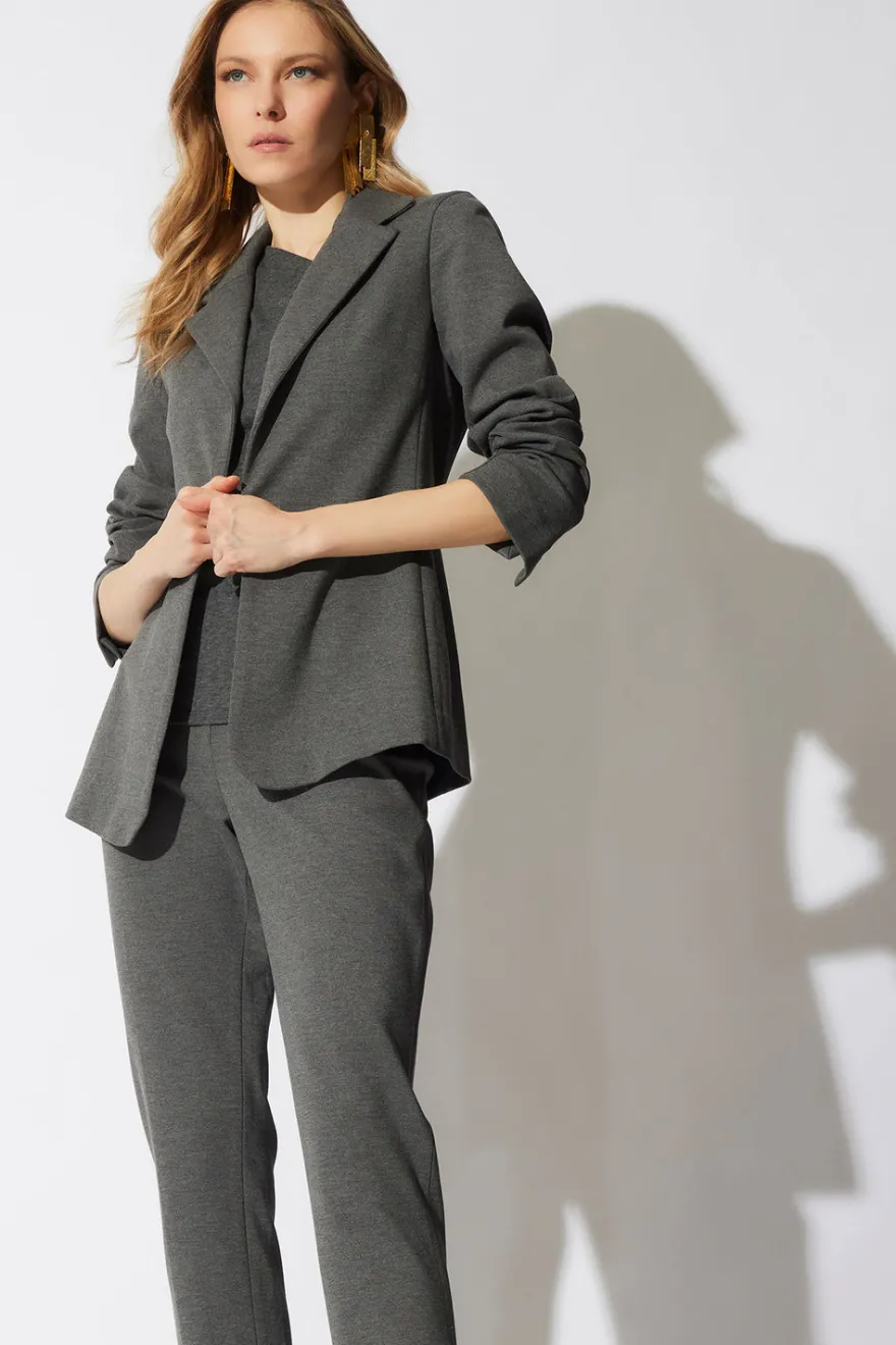 Compact Knit Cardigan Blazer