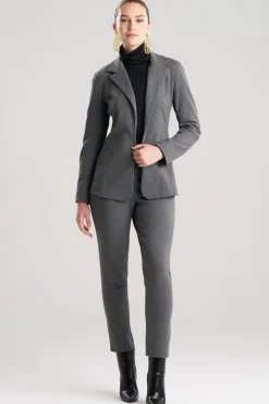 Compact Knit Cardigan Blazer