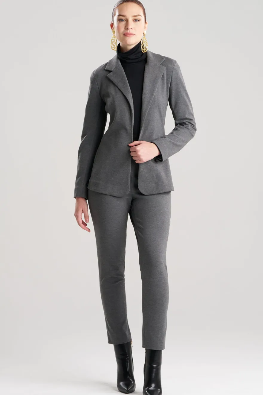 Compact Knit Cardigan Blazer