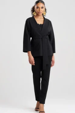 Compact Knit Kimono Jacket