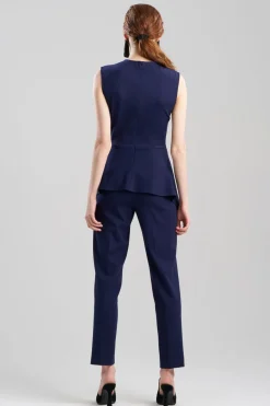 Compact Knit Peplum Top