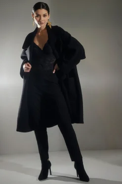 Compact Knit Side Zip Ankle Pants