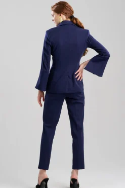 Compact Knit Two Button Lapel Blazer