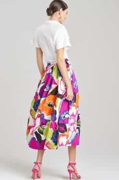 Cote D'Azur Cotton Chino Maxi Skirt