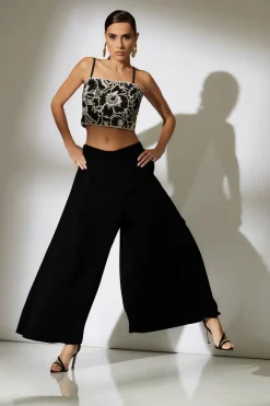 Cote D'Azur Embroidered Lace Bustier