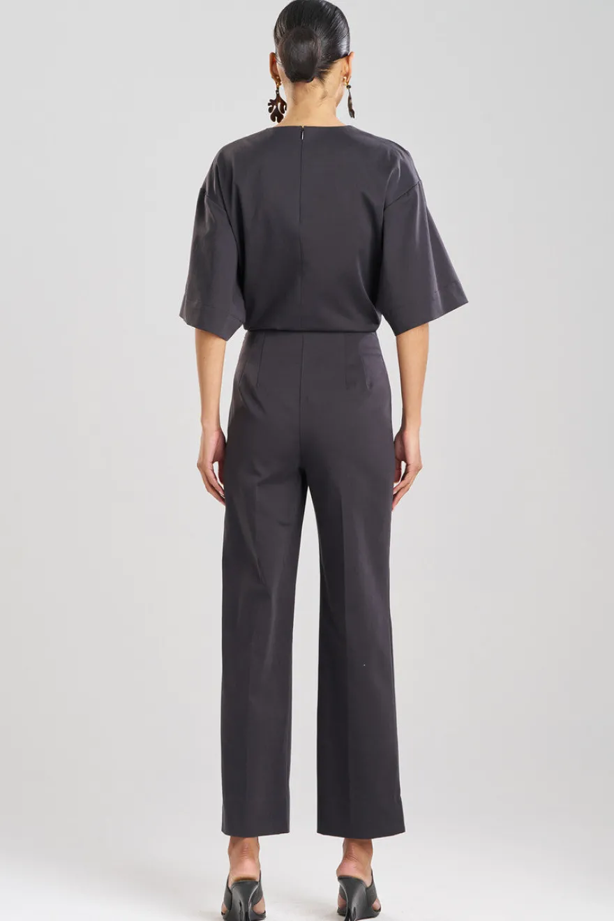 Cotton Chino Straight Leg Pants