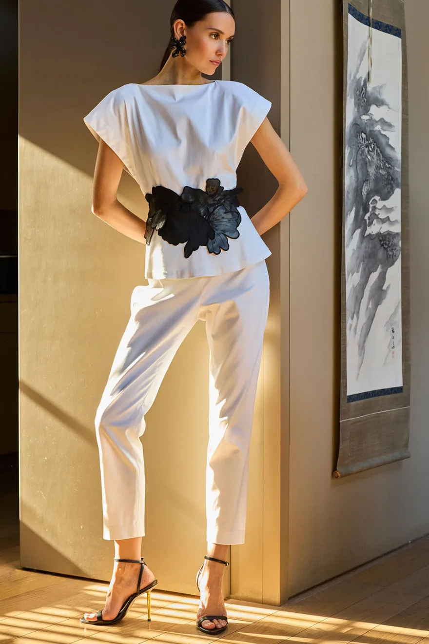 Cotton Chino Top