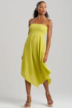 Cotton Gauze Bandeau Dress