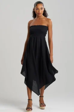 Cotton Gauze Bandeau Dress
