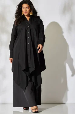 Cotton Poplin Handkerchief Tunic